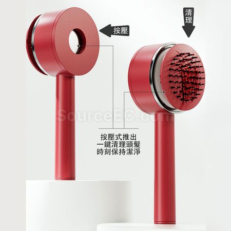 客製化中央3D按壓梳禮品