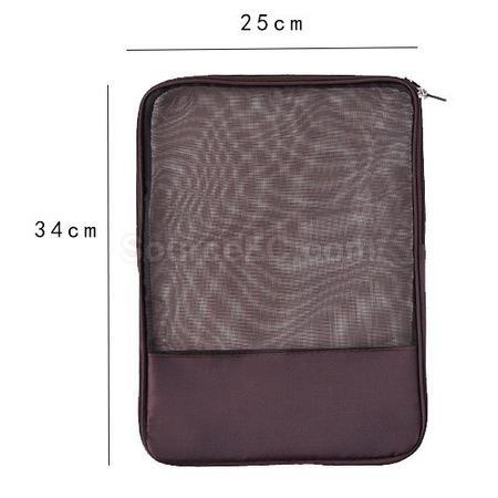客製化網格拉鍊文件袋禮品
