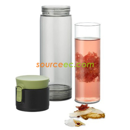 客製化550ML丹麥雙層泡茶防摔隨手杯禮品