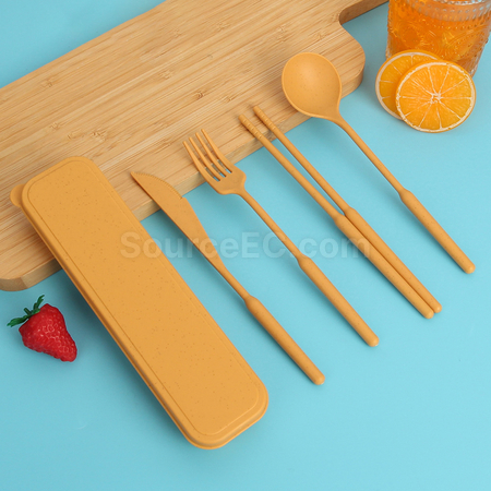 客製化麥稈餐具套裝禮品