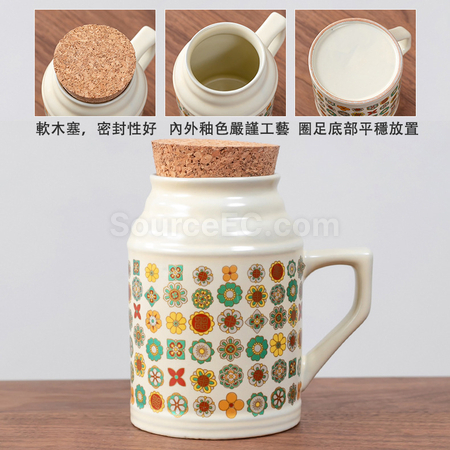 客製化大容量陶瓷保溫壺禮品