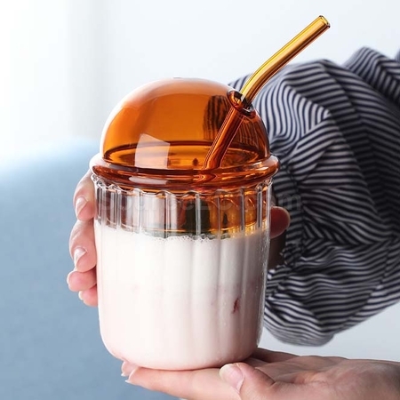 客製化咖啡奶茶玻璃杯禮品