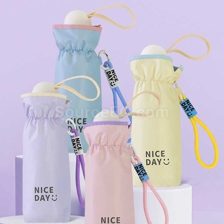 客製化口袋五摺彩膠晴雨傘禮品