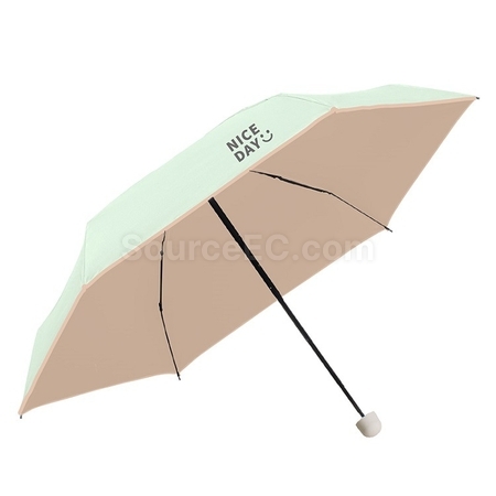 客製化口袋五摺彩膠晴雨傘禮品