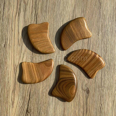 客製化木製按摩臉部刮痧板禮品