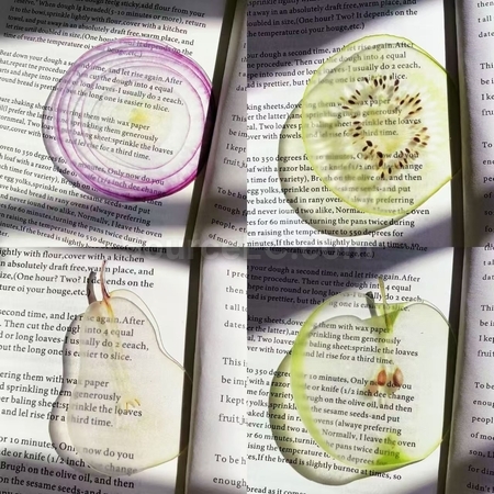 半透壓克力水果書籤