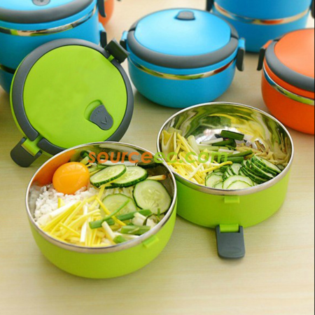 客製化雙層保溫飯盒禮品