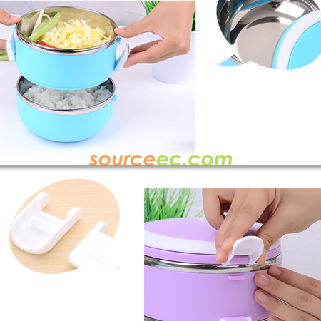客製化雙層保溫飯盒禮品
