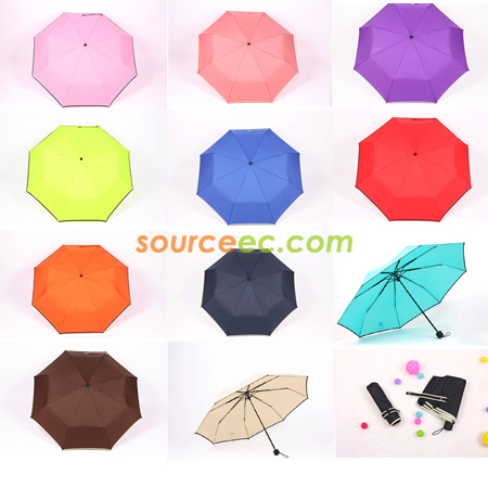客製化客製化純色雨傘禮品