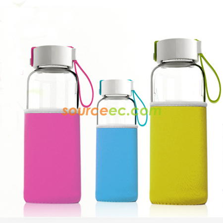 客製化410ML玻璃水瓶禮品