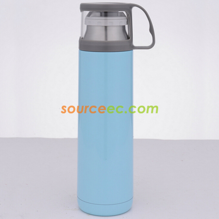 客製化500ML帶杯保溫壺禮品