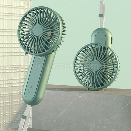 客製化旅行USB行動電源掛繩便攜小風扇禮品