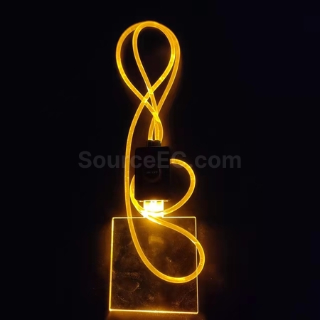 客製化亞克力發光工作牌禮品