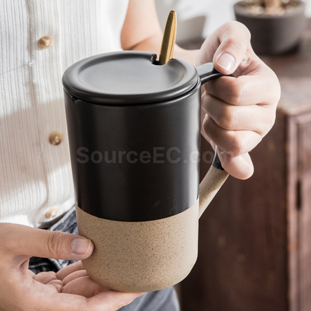 客製化拼色陶瓷杯禮品