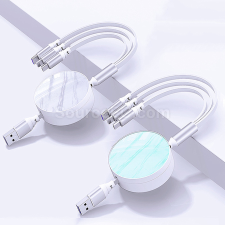 客製化三合一伸縮充電線禮品