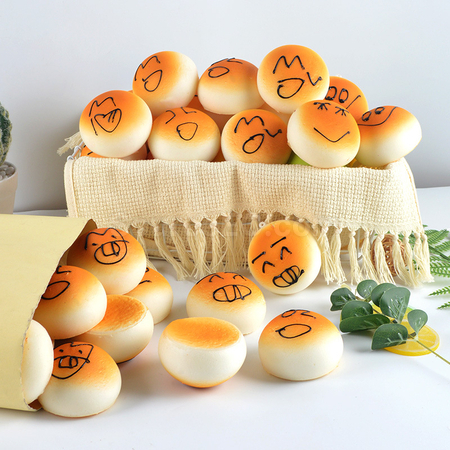 客製化PU減壓饅頭禮品