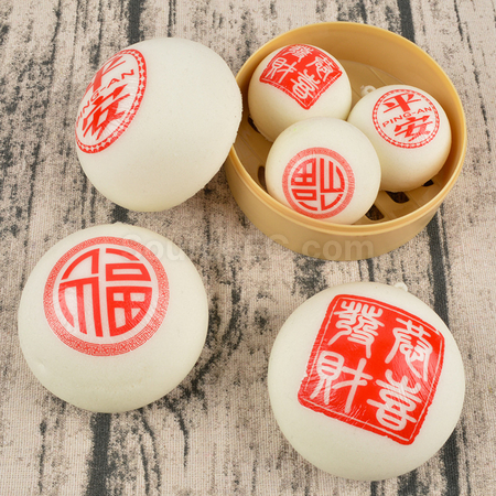 客製化PU減壓饅頭禮品