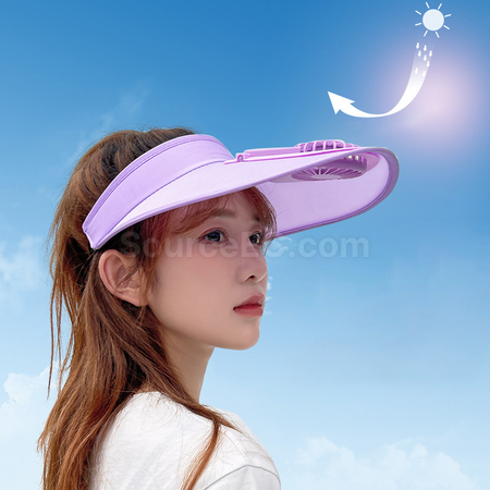 客製化風扇防曬太陽帽禮品