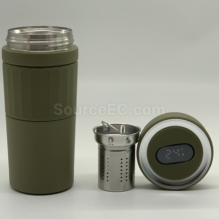客製化智能顯溫316不銹鋼保溫杯禮品
