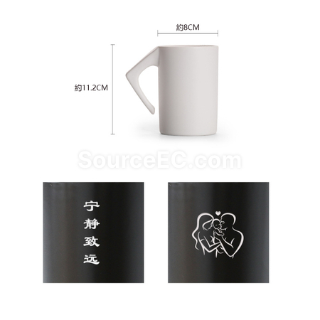 客製化創意倒立陶瓷杯禮品