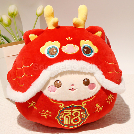 客製化龍年暖手抱枕禮品