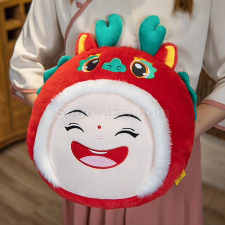 客製化龍年暖手抱枕禮品