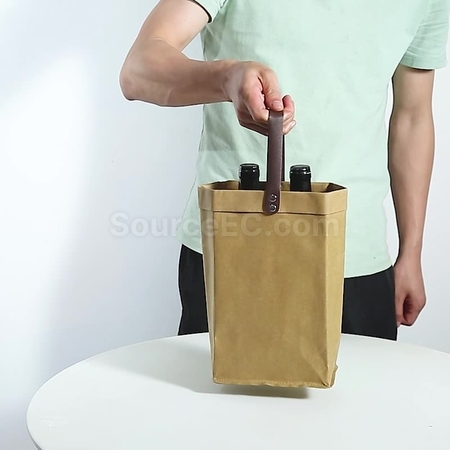 客製化牛皮紙紅酒袋禮品