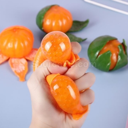 客製化趣味橘子減壓玩具禮品