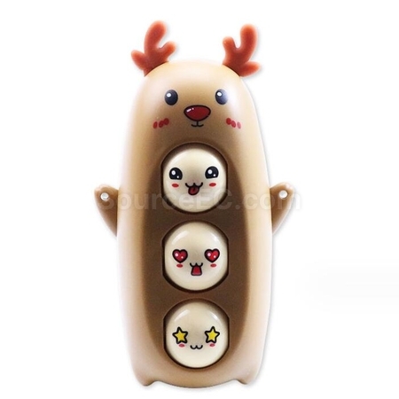 客製化減壓變面小麋鹿掛件禮品