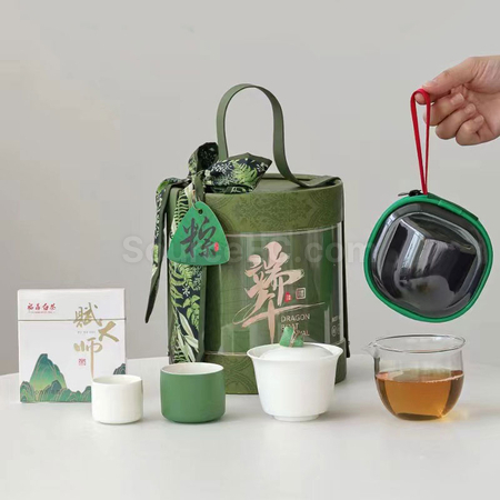 客製化一見粽情端午旅行快客杯禮品