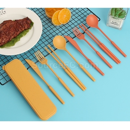 客製化麥稈餐具套裝禮品