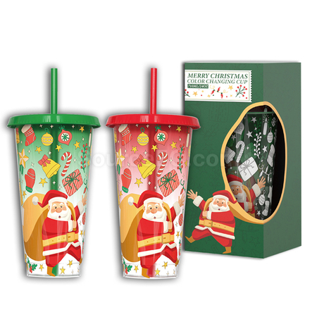 客製化聖誕節變色杯禮品