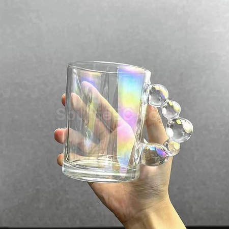 客製化泡泡手把玻璃杯禮品
