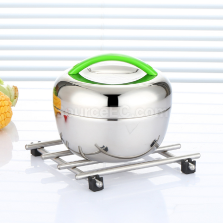 客製化不鏽鋼蘋果型飯盒禮品