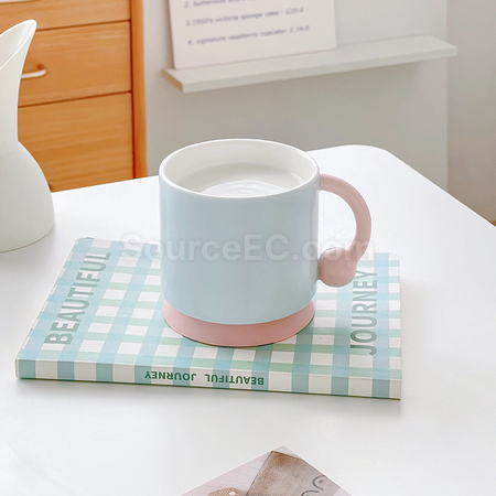 客製化矽膠底防滑陶瓷杯禮品