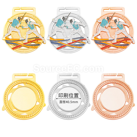 客製化擊劍獎牌禮品