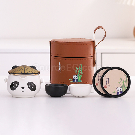 客製化熊貓茶具套裝禮品