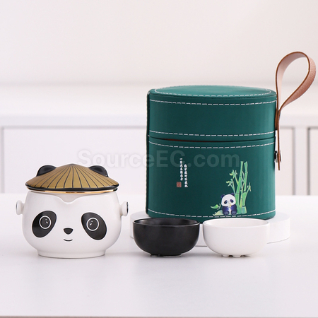 客製化熊貓茶具套裝禮品