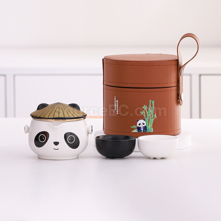 客製化熊貓茶具套裝禮品