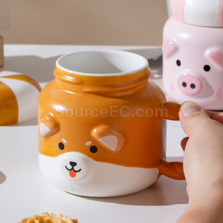 客製化可愛動物馬克杯禮品