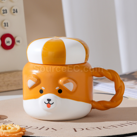 客製化可愛動物馬克杯禮品