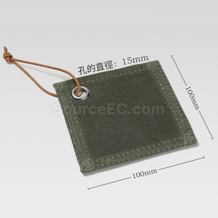 客製化方形隔熱防水帆布杯墊禮品
