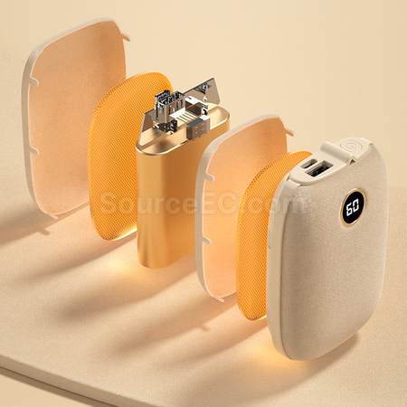 客製化USB毛絨暖手寶行動電源禮品