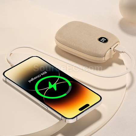 客製化USB毛絨暖手寶行動電源禮品