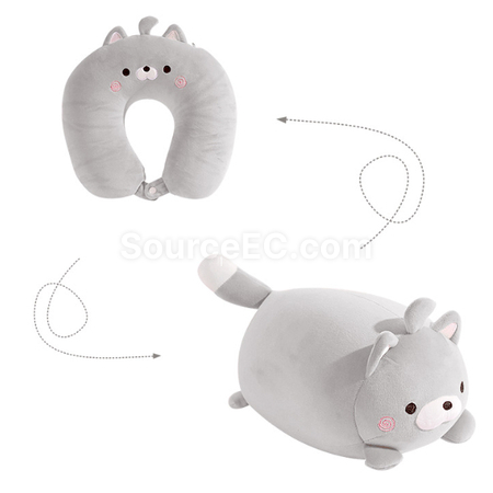客製化二合一動物頸枕禮品