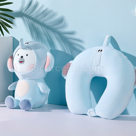 客製化二合一動物頸枕禮品