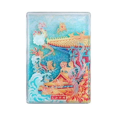客製化客製化亞克力流沙冰箱貼禮品