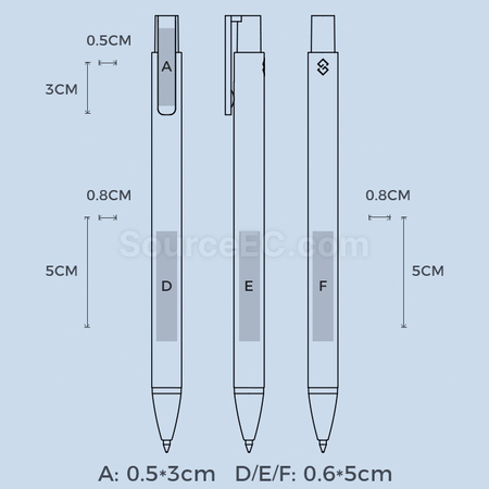 客製化廣告筆按動簽字筆禮品