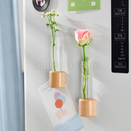 客製化磁吸冰箱貼水耕小花瓶禮品