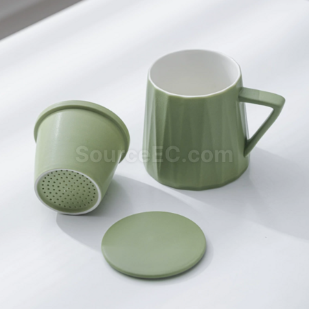 客製化陶瓷杯（茶水分離泡茶）禮品